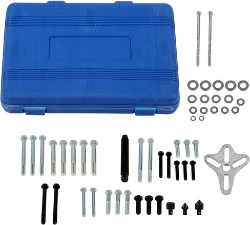 labwork 46Pcs Steering Wheel Disassembly Puller Harmonic Balancer Puller Set in Saudi Arabia