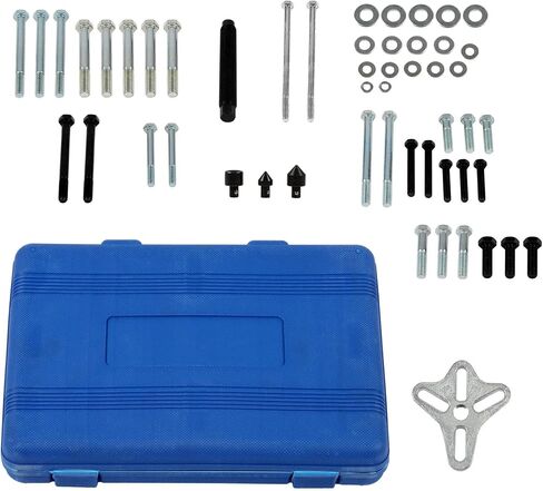 labwork 46Pcs Steering Wheel Disassembly Puller Harmonic Balancer Puller Set in Saudi Arabia
