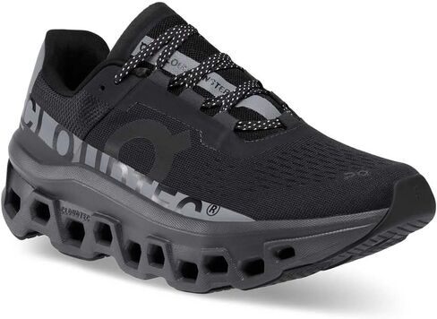 ON Cloudmonster Lumos Womens Shoes Size 7, Color: Black-Black in Saudi Arabia