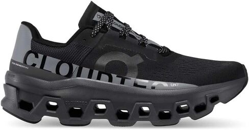 ON Cloudmonster Lumos Womens Shoes Size 7, Color: Black-Black in Saudi Arabia