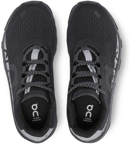 ON Cloudmonster Lumos Womens Shoes Size 7, Color: Black-Black in Saudi Arabia