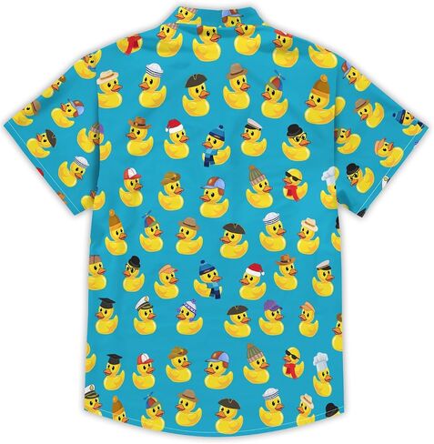 Funny Hawaiian Shirts for Men Short Sleeve Button Down Casual Shirts Summer Tropical Beach Shirt in Kuwait