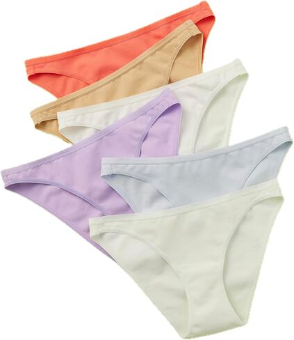 Yellowberry - Petal Pima Cotton Best Girls Most Comfortable Quality Underwear Bundle for Tweens Teens (Pack of 6) in Saudi Arabia