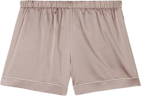 Woman's Piped Silk Shorts in Saudi Arabia
