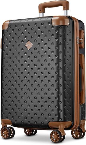 Joyway Carry on Luggage Sets 3 Piece with Spinner Wheels,Hardside 20 Inch Carry-on Suitcase 22x14x9 Airline Approved with Combination Lock, Grey Brown in Kuwait