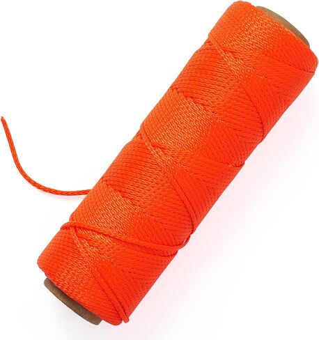 Mason Line Nylon String Line, 250Ft #18 Braided Twine String for Gardening, Garden Tomato String Twine, Premium Construction String Line Level for Masonry Tools, Outdoor Kite String in Saudi Arabia