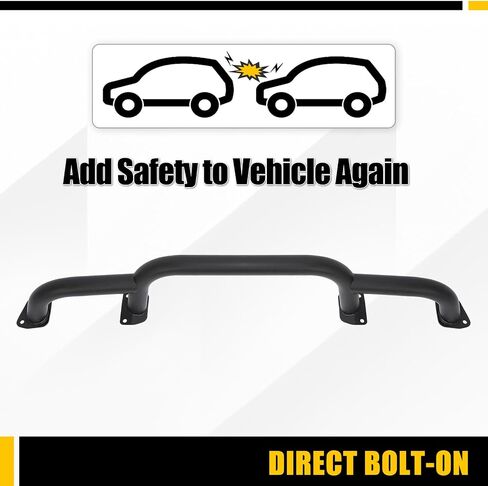 Kuafu Front Bumper Brush Guard Bar Bar Bar متوافق مع 2018-2024 Jeep Wrangler JL Gladiator JT Triple Hoop Pumper Bar Winch & Grille Grille Guard Protector Protection for 82216474aa Steel Powder in Saudi Arabia