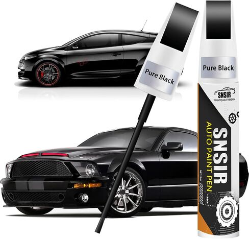 Pure Black Touch Up Paint for Cars, Color Accurate Touch Up Paint for Cars, Premium Car Scratch Remover for Deep Scratches, Easy to Use, Safe and Non-toxic in Saudi Arabia