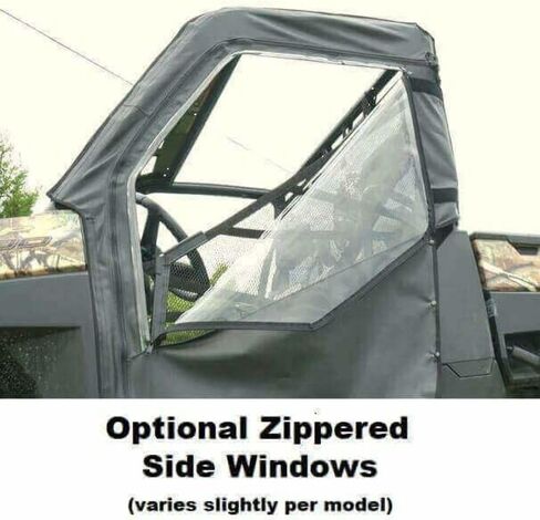 Falcon Ridge UTV Soft Door Kit متوافقة مع هوندا بايونير 500 (2015-2023) و 520 (2021-2023) نماذج | مع النوافذ السحاب | جنبا إلى جنب الملحقات in Kuwait