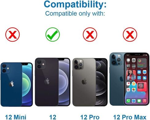ملصق LCD لاصق مقاوم للماء مسبق القطع من MMOBIEL 2X متوافق مع iPhone 12/ iPhone 12 Pro - 6.1 بوصة أسود لإطار شاشة LCD بما في ذلك مجموعة أدوات in Saudi Arabia