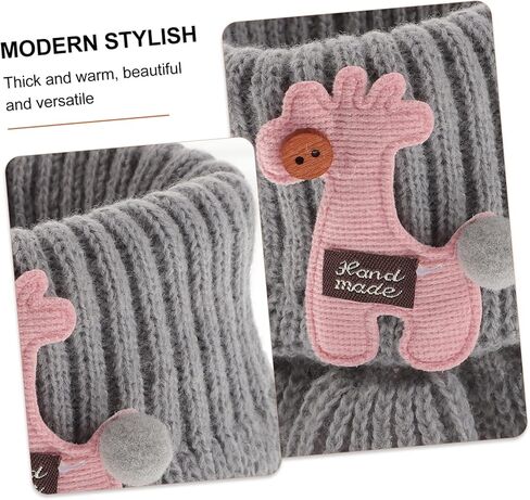 Kids Cartoon Knitted Scarf Neck Warmer for Winter Warm Toddler Scarf for Boys and Girls Fun Design in Saudi Arabia