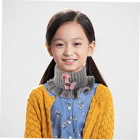 Kids Cartoon Knitted Scarf Neck Warmer for Winter Warm Toddler Scarf for Boys and Girls Fun Design in Saudi Arabia