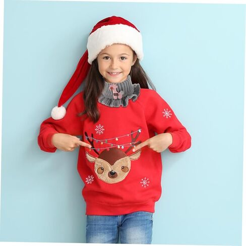 Kids Cartoon Knitted Scarf Neck Warmer for Winter Warm Toddler Scarf for Boys and Girls Fun Design in Saudi Arabia