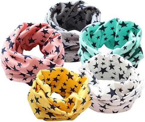Scarf Child Kids Winter Warm Snood Scarf Shawl Boys Girls Neck Warm Neckerchief (Color: 7) (2) (7) in Saudi Arabia