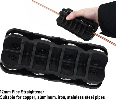 Asixxsix Handheld Tubing Straightener, Labor Saving Tube Straightening Tool for Brake Line Fuel Line Copper/Aluminum/Steel Coils,Brake Pipe Straightener in Saudi Arabia