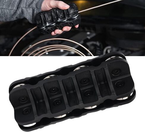 Asixxsix Handheld Tubing Straightener, Labor Saving Tube Straightening Tool for Brake Line Fuel Line Copper/Aluminum/Steel Coils,Brake Pipe Straightener in Saudi Arabia