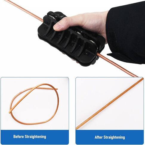 Asixxsix Handheld Tubing Straightener, Labor Saving Tube Straightening Tool for Brake Line Fuel Line Copper/Aluminum/Steel Coils,Brake Pipe Straightener in Saudi Arabia