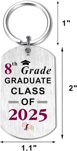 Class of 2024 Gifts- 2024 Graduation Keychain for Him Her- College High Middle School Master Senior University Grad for Women Men Boys Girls in Saudi Arabia