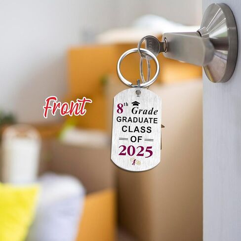 Class of 2024 Gifts- 2024 Graduation Keychain for Him Her- College High Middle School Master Senior University Grad for Women Men Boys Girls in Saudi Arabia