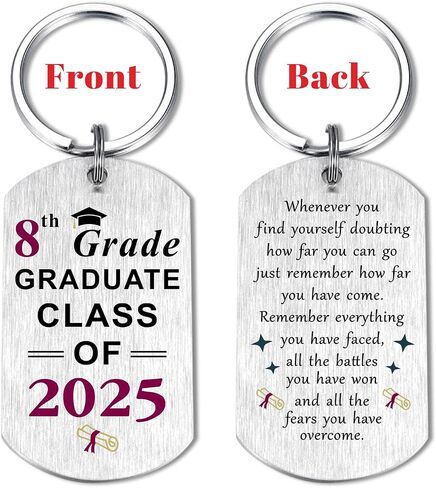 Class of 2024 Gifts- 2024 Graduation Keychain for Him Her- College High Middle School Master Senior University Grad for Women Men Boys Girls in Saudi Arabia