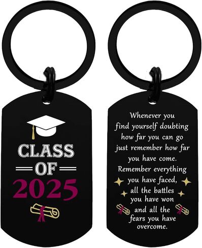 Class of 2024 Gifts- 2024 Graduation Keychain for Him Her- College High Middle School Master Senior University Grad for Women Men Boys Girls in Saudi Arabia