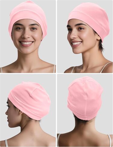 ROYBENS 97% Cotton Skull Cap Beanies for Men Women, Breathable Helmet Liner Sleep Hat in Kuwait