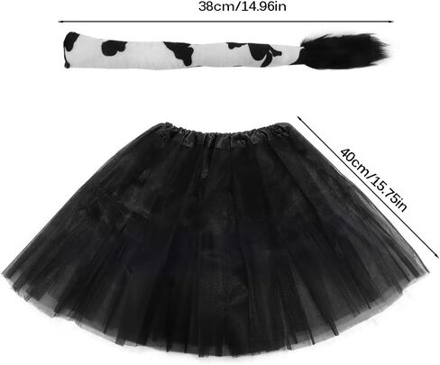 Halloween Cat Costume Accessories Black Cat Costume Set Cat Ears Bowtie Tail Tutu Skirt Cosplay Accessory Kit Men Women in Kuwait