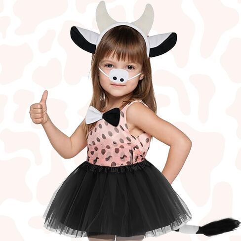 Halloween Cat Costume Accessories Black Cat Costume Set Cat Ears Bowtie Tail Tutu Skirt Cosplay Accessory Kit Men Women in Kuwait