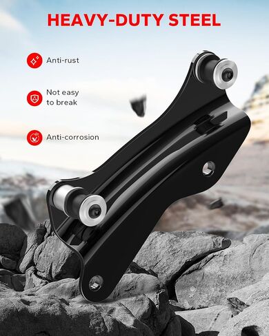 Amazicha Vivid Black 4 Point Docking Hardware Kit متوافق مع Harley Davidson Touring Street Glide Electra Glide Road Road Glide 2014 2015 2017 2018 2018 2020 2021 2022 2023 2024 in Kuwait