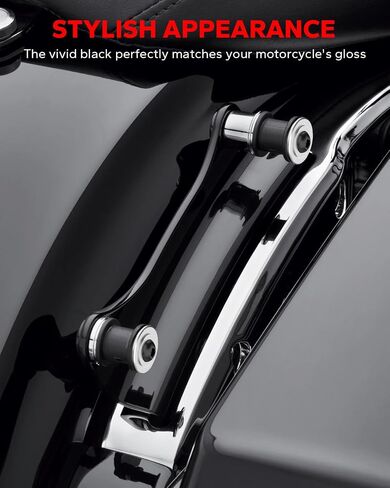 Amazicha Vivid Black 4 Point Docking Hardware Kit متوافق مع Harley Davidson Touring Street Glide Electra Glide Road Road Glide 2014 2015 2017 2018 2018 2020 2021 2022 2023 2024 in Kuwait