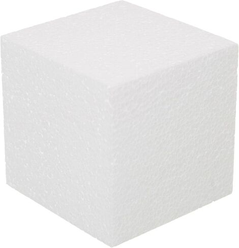 Crafare 3x3x3 Inch 24Pack Craft Foam Square Polystyrene Square Cubes for Arts Projects Sculptures Floral Arrangements Modeling and Centerpieces in Saudi Arabia
