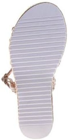 Badgley Mischka Girls' Metallic and Raffia Sandals in Saudi Arabia
