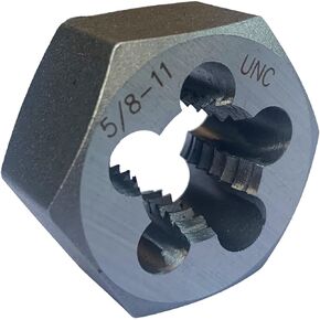 5/8-11 Die Hex Die Carbon Steel Rethreading Die For Right Hand Use