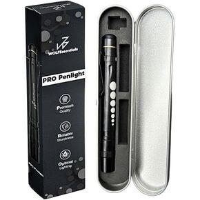 PRO Pen Light with Pupil Gauge for Nurses Doctors Paramedics Students