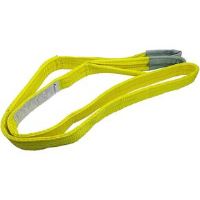 2" x 6’ Poly Web Sling Lifting Strap for Construction 6200lbs Vertical for Rigging Moving Towing Hoisting Work Gear
