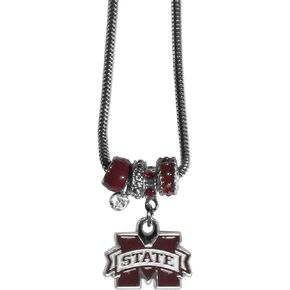 Siskiyou NCAA unisex-adult Euro Bead Necklace