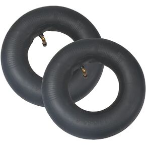 4.10/3.50-4 Heavy Duty Replacement Inner Tube with TR-87 Bent Valve Stem (2-Pack) - for Wheelbarrows, Mowers, Hand Trucks and More 3.50-4 Tire