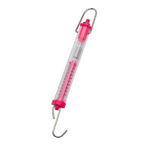 Newton Force Meter Spring Scale - Max Capacity 100g/1N, Dual Scale Labeled Pink Scale (1)