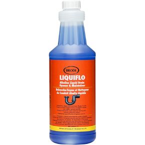 Liquiflo - Dissolves Hair. Powerful, Fumeless Drain Opener & Maintainer. Clears Clogs, Prevents Biofilms. Professional Quality.
