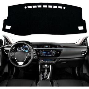 Dash Cover Custom Fit for Toyota Corolla 2014-2018 Dashboard Cover Dashcover Dash Mat Protector Carpet Pad Accessories