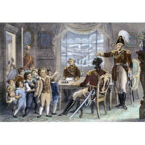 Thomas Gage (1721-1787) Nenglish General And Colonial Governor Of Massachusetts Governor Gage Far Right Telling His Officers To Allow The Children Of Boston To Sled And Ice Skate On Boston Common And