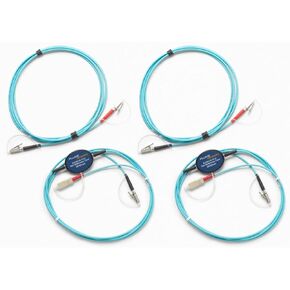 Fluke Networks Multimode Encircled Flux Compliant Test Reference Cord kit (2 m) for Testing 50 µm LC terminated fibers (2 SC/Metal LC, 2 Metal LC/Metal LC)