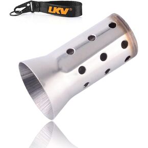 LKV Motorcycle DB Killer 51mm Universal Muffler Silencer Baffle Removable Noise Eliminator Compatible with Harley Moto Guzzi Honda Kawasaki Suzuki Yamaha Cruiser Scooter
