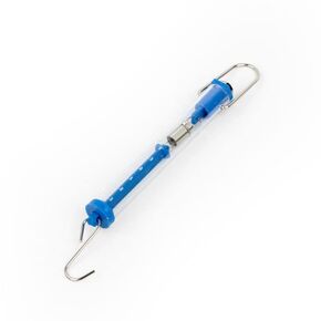 Newton Force Meter Spring Scale - Max Capacity 250g/2.5N, Dual Scale Labeled Blue Scale (1)