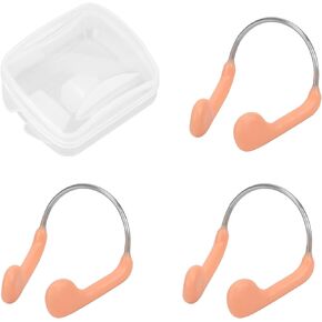 Competition Nose Clip, Waterproof Pool Nose Plugs for Kids and Adults, 3 Packs