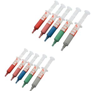 Diamond Polishing Compound Polishing Paste 5 Gram for Marble Glass Metal Rock Jewelry Resin Silver Gemstone for 10 Pack (Fine Lapping)