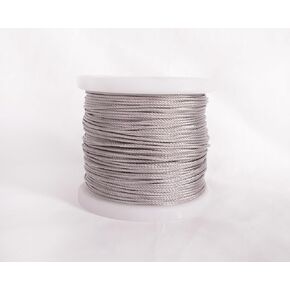 1/16“ Wire Rope,316 Stainless Steel Cable,Aircraft Cable,Steel Wire,7x7 Strand Core,480 lbs Breaking Strength for Outdoor,Yard and Crafts
