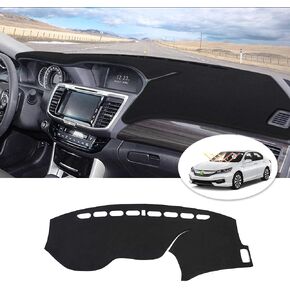 Cartist Dashboard Cover Mat for 2013-2015 2016 2017 Honda Accord Accessories Dash Cover Flannel Dash Mat Sunshade Glare UV Rays Protector