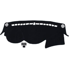 NewYall Black Dash Mat Cover Dashboard Pad
