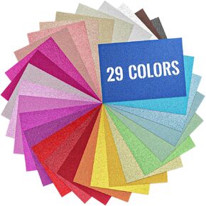 29 ورقة من ورق البطاقات اللامع، 29 لونًا A4 ورق لامع ممتاز للحرف اليدوية وسجلات القصاصات والمشروعات اليدوية 250 جرامًا لكل متر مربع in Kuwait